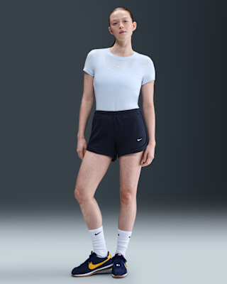 ★ Nike★ Portswear Chill Waffle Mid Rise 3 Inch Shorts W B Nike Sportswear Chill Waffle Women's Mid-Rise 8cm (approx